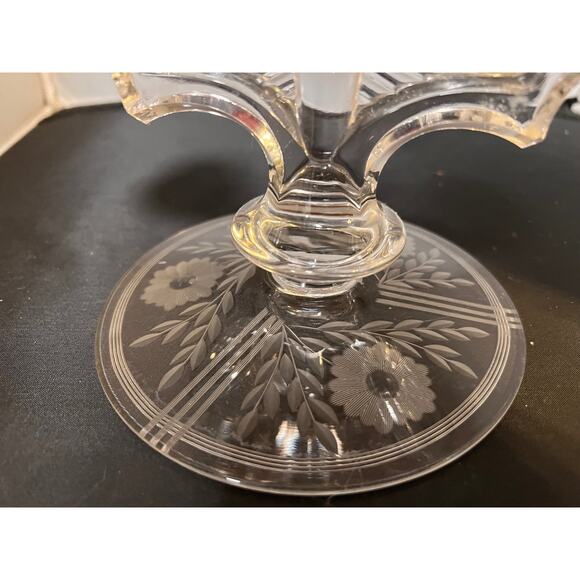 COPY - Vintage Double Arm Tiffin Candleholder - Picture 5 of 8